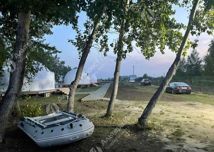 Глэмпинг база в живописном месте на берегу Обского моря Фото - 3