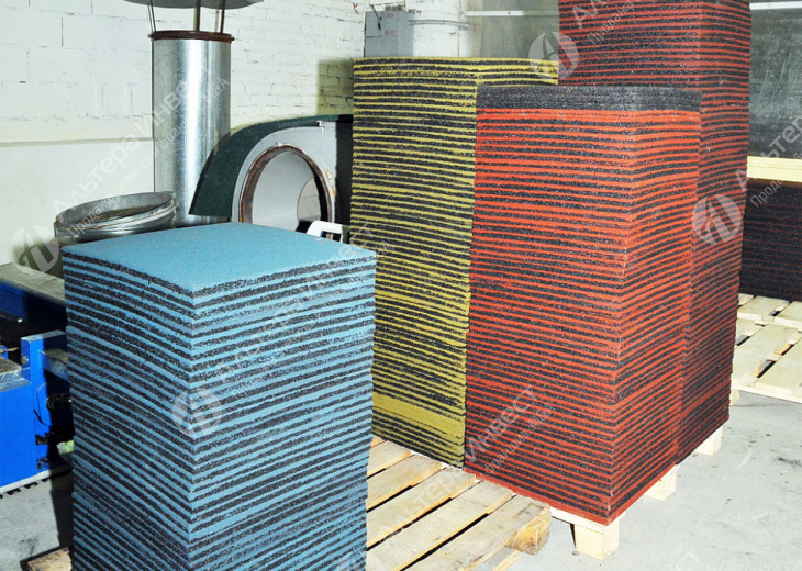 Производство резиновой плитки в Красном Селе Фото - 1