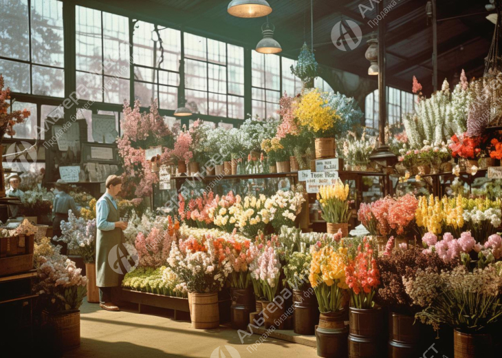 Цветочный магазин в проходном месте Фото - 1