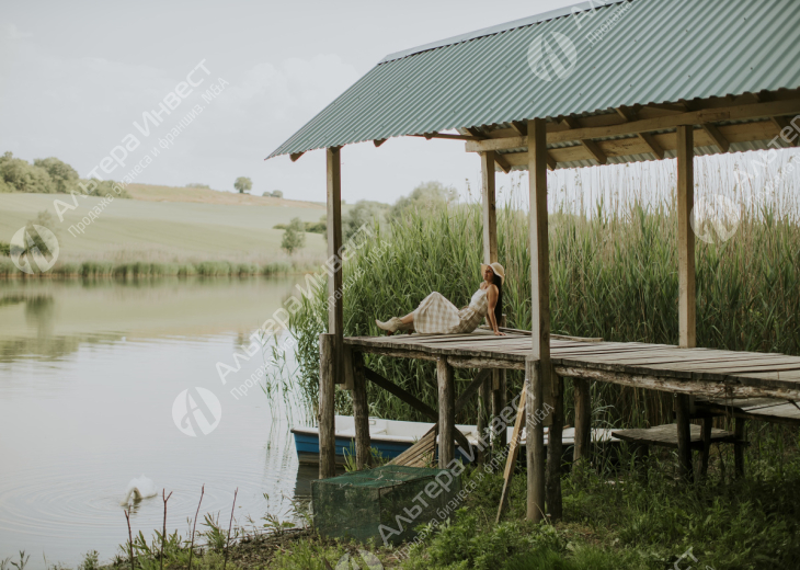 База отдыха  на берегу озера. Фото - 1
