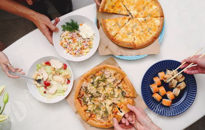 Доставка готовых блюд / Пицца Суши Фото - 1