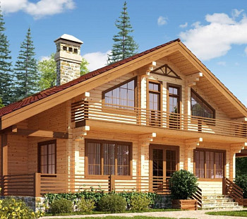 Сайт по продаже деревянных домов раскручен по SEO работает более 7 лет