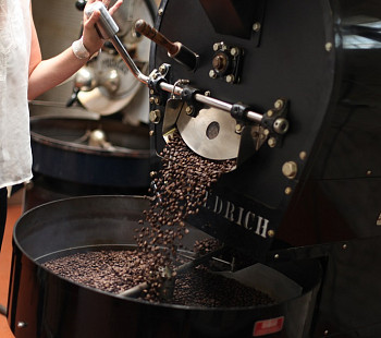 Пищевое производство, обжарка кофе из зелёного зерна