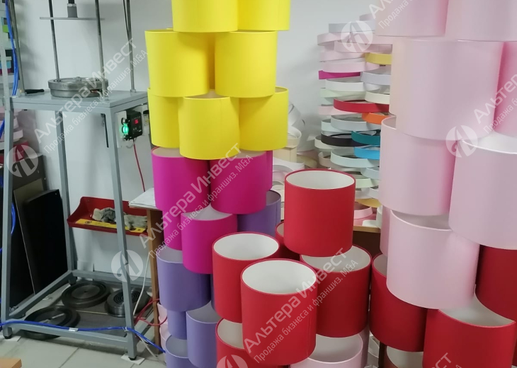 Производство по изготовлению цилиндрообразных коробок для цветов и подарков. Фото - 1