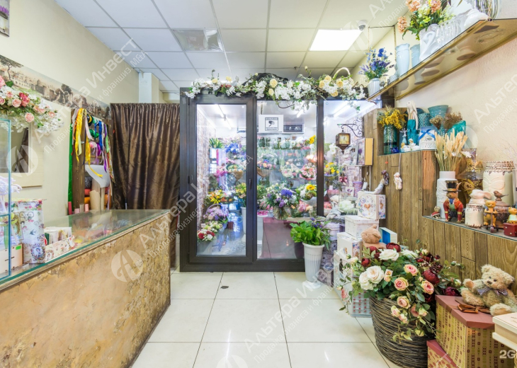 Прибыльный магазин цветов на юге Москвы Фото - 1