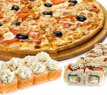 Доставка суши и пиццы в Адмиралтейском районе / выручка 40 000 в день