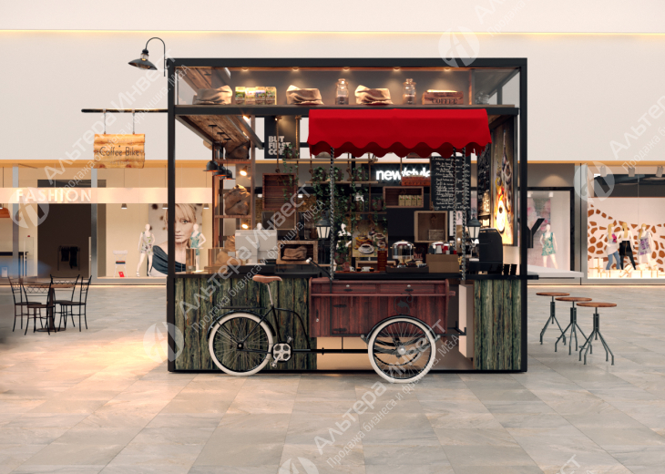 Кофейня в торговом центре с оживленным трафиком Фото - 1