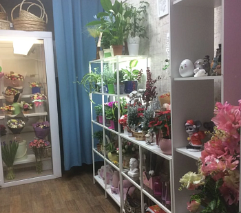 Цветочный магазин с раскрученным интернет магазином