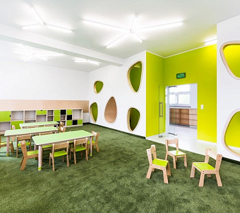 Просторный детский центр с качественным оборудованием и дизайнерским оформлением