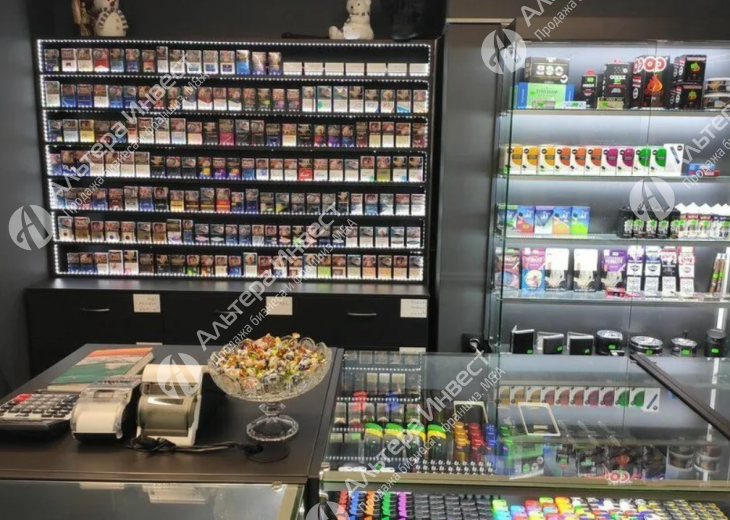Табачный магазин в популярном ТЦ, 2 миллиона на товарном остатке Фото - 1