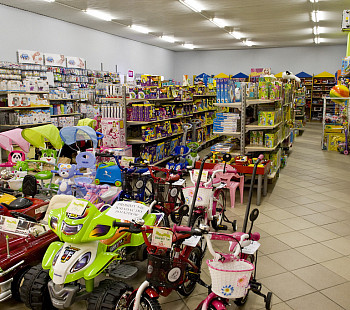 Магазин детских товаров в городе Коммунар, 5 лет на рынке