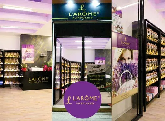 Франшиза «L`ARÔME PERFUMES» – французская парфюмерия  Фото - 1