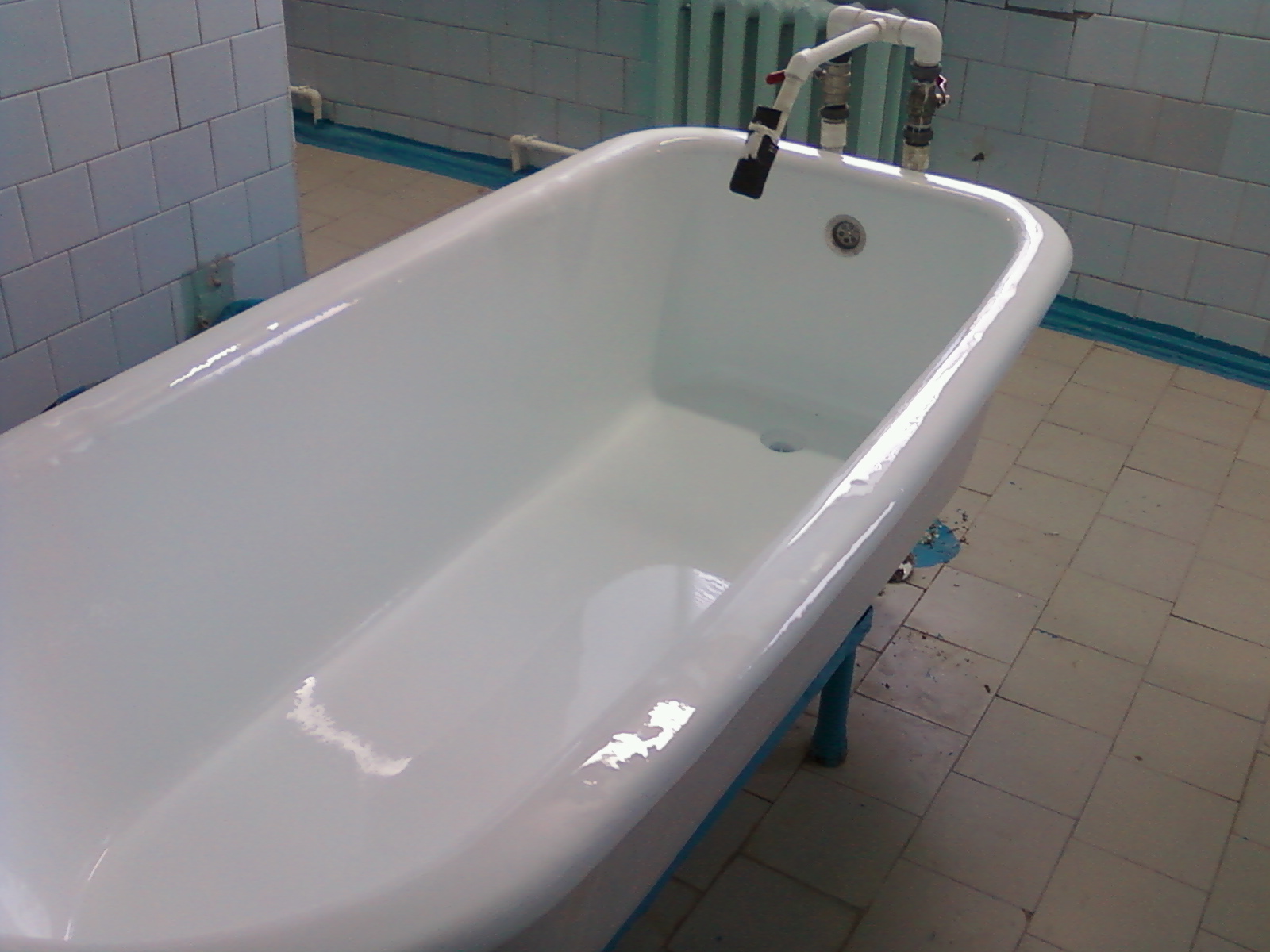 Реставрация чугунной ванны