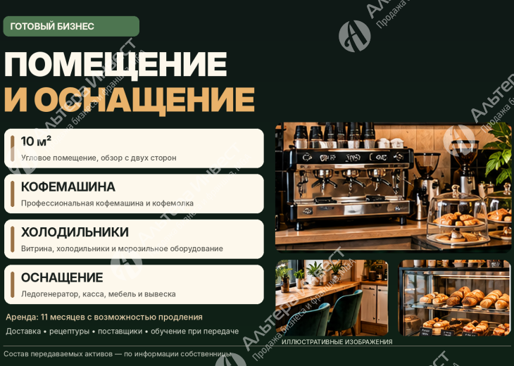 Готовая кофейня у метро | 5 лет работы | Прибыль 60 000 ₽ Фото - 2
