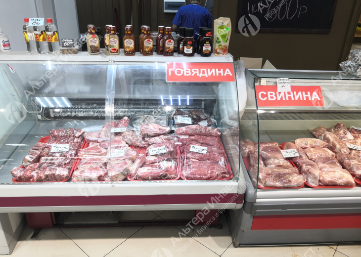 Действующий Мясной магазин в Заельцовском районе с большой проходимостью   Фото - 2