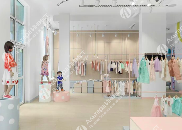 Магазин детской одежды в крупном ТЦ в Москве с товарным остатком на 2 000 000р Фото - 1