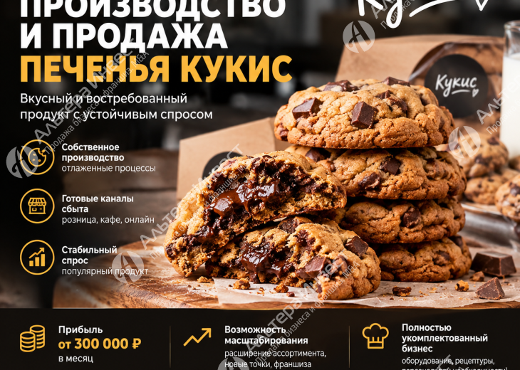 Производство печений Кукис. Ходынское Поле Фото - 1