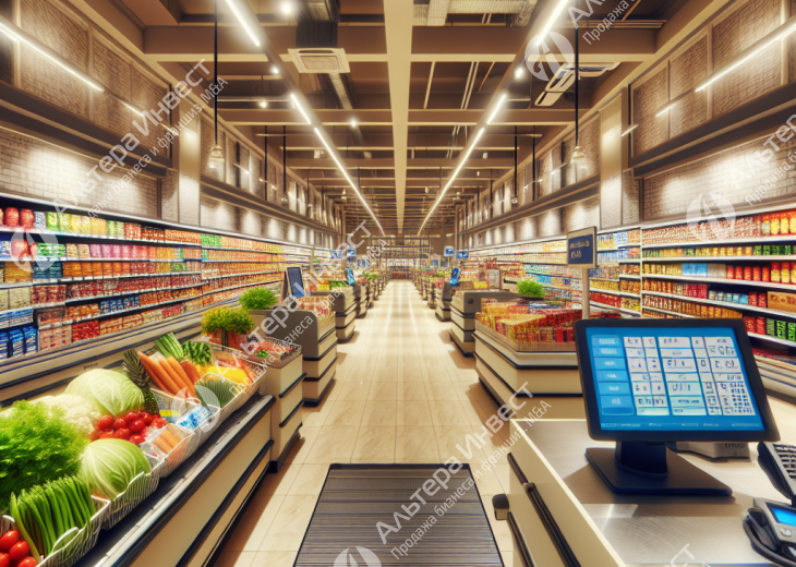 Продаётся готовый магазин продуктов с собственным зданием Фото - 1