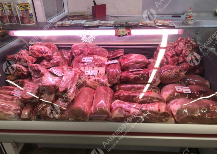 Прибыльный мясной магазин на первой линии Фото - 1
