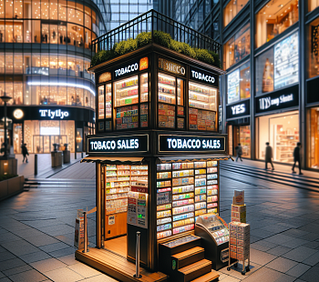 Продажа табачного киоска в торговом центре Площадь (центр города Бор)