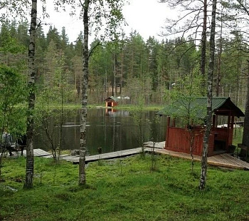 База отдыха на озере в Выборгской районе