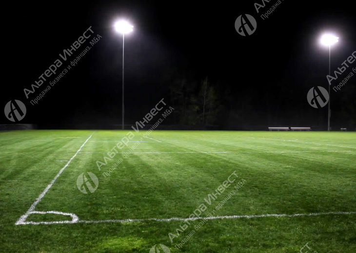Футбольный стадион с подогревом поля Фото - 1
