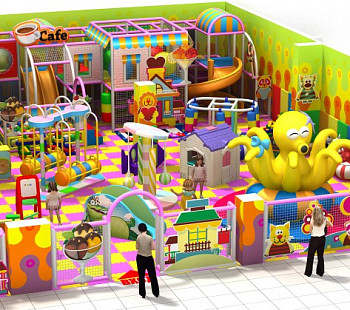 Детский игровой центр в крупном ТЦ в Жулебино.