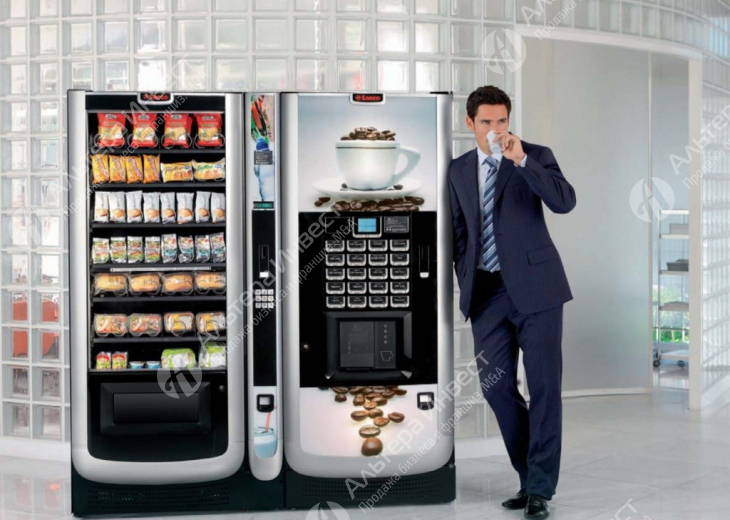 Сеть из 7 вендинговых кофейных аппаратов — автономный бизнес Фото - 1