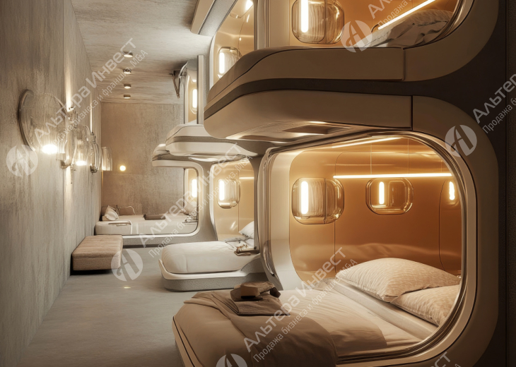Капсульный отель с пассивной прибылью 146 000 ₽/мес Фото - 1