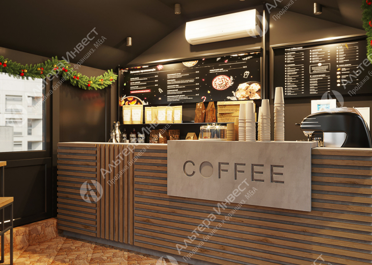 Кофейня в Бизнес центре с дизайнерским ремонтом Фото - 1