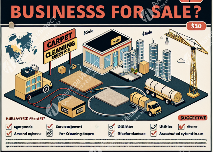 Успешный бизнес по чистке ковров в Крастове: высокая рентабельность и гарантированный доход! Фото - 1