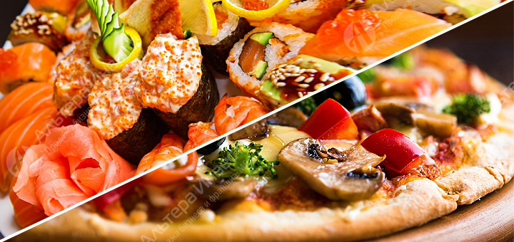 Суши и пицца известной франшизы с подтверждённым доходом Фото - 1