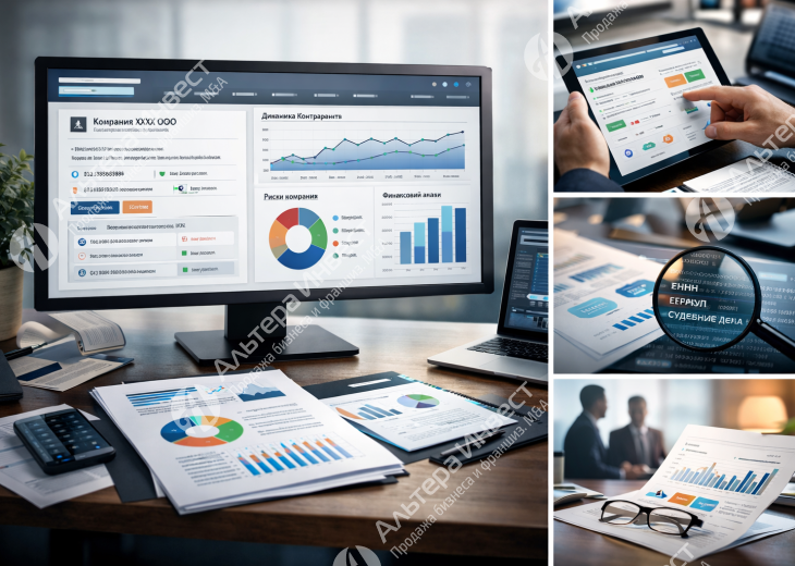 B2B-платформа проверки контрагентов с органическим трафиком Фото - 1