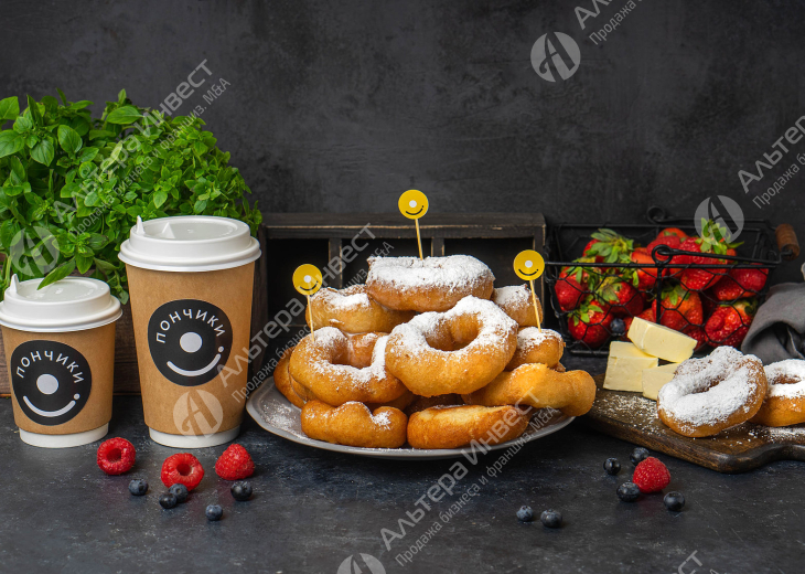 Кофейня с производством пончиков Фото - 1