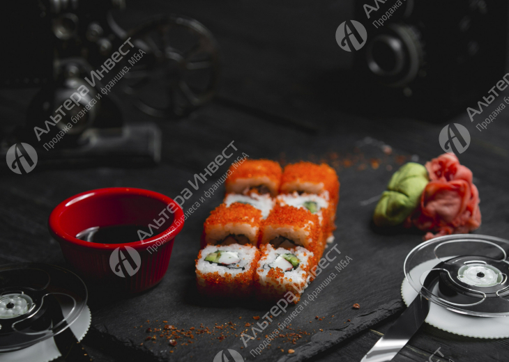 Суши-кафе в густонаселённом новом ЖК Фото - 1