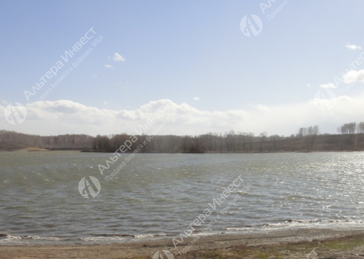 Озеро в НСО с рыбным хозяйством Фото - 1