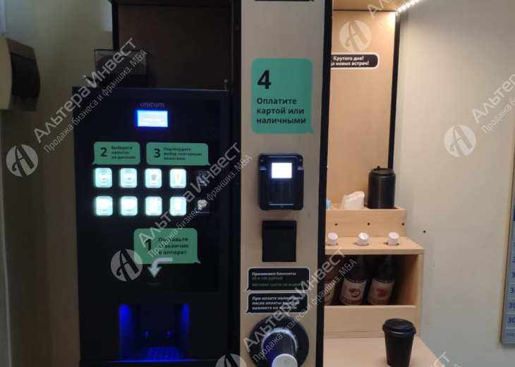 Автономный бизнес. Кофе-автомат самообслуживания Фото - 2