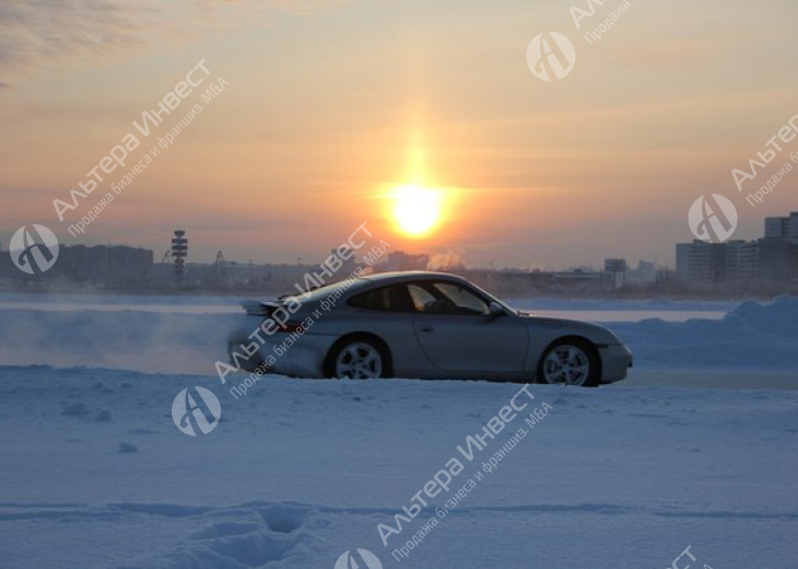 Ледовый автодром на озере Алебашево Фото - 2