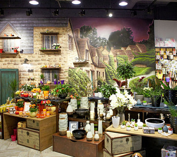 Магазин цветов в историческом центре города