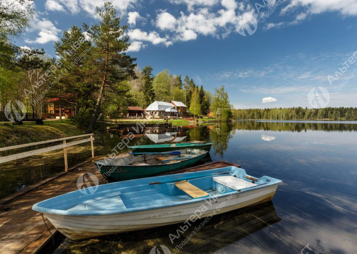 Турбаза на живописном озере в Калужской области.  Фото - 1