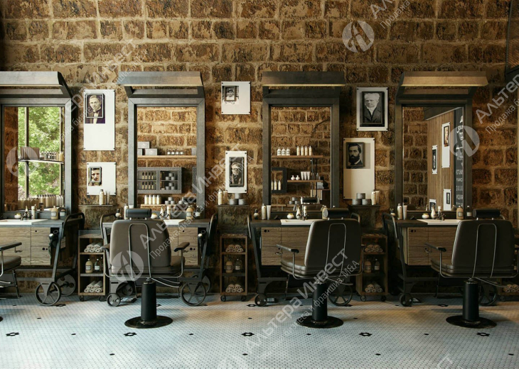 Мужская парикмахерская в суперпроходной локации Фото - 1