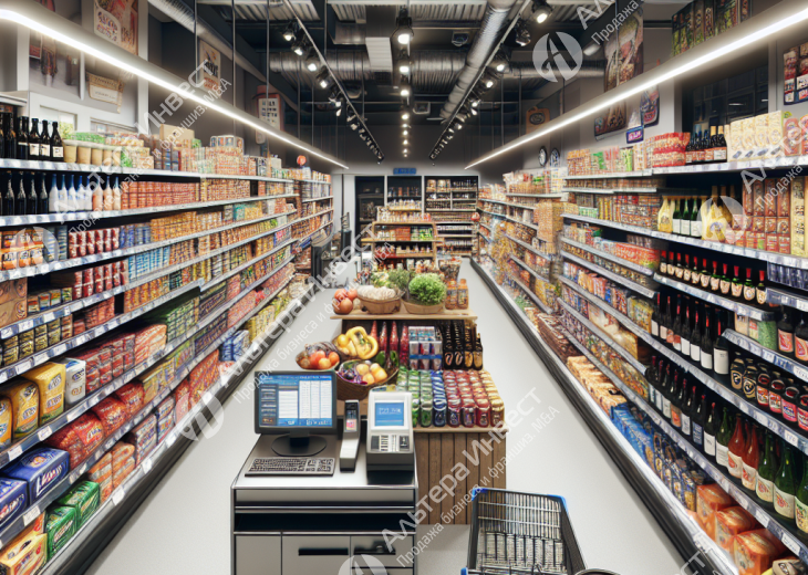 Продается готовый продуктовый магазин с помещением Фото - 1