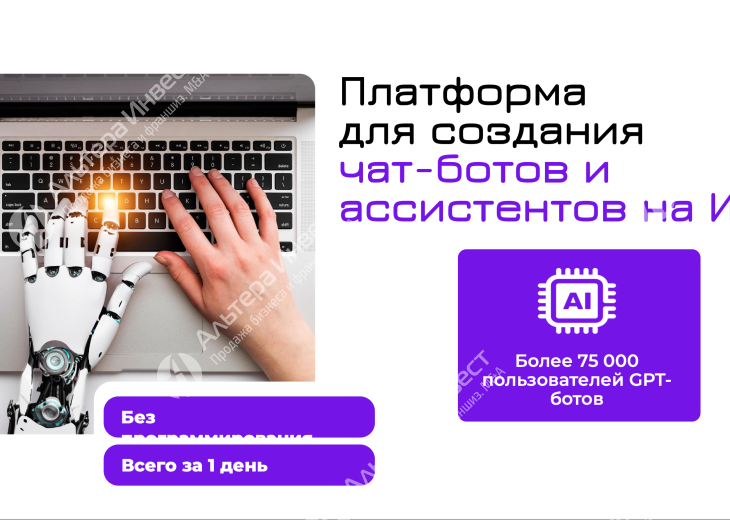 Доля в инновационной платформе для создания ИИ-ассистентов Фото - 1