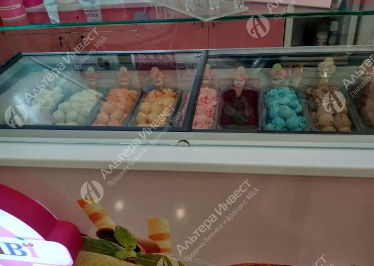 Мини-кафе итальянского мороженого в  известном ТРК Фото - 4