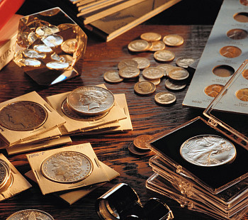 Магазин монет, банкнот и драгоценных металлов с товарным остатком