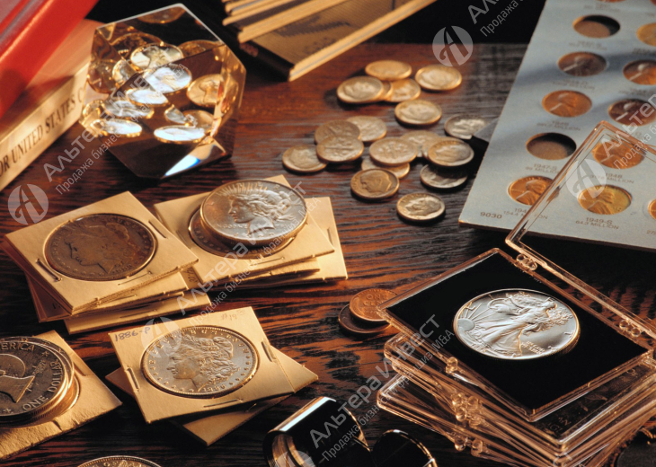 Магазин монет, банкнот и драгоценных металлов с товарным остатком Фото - 1