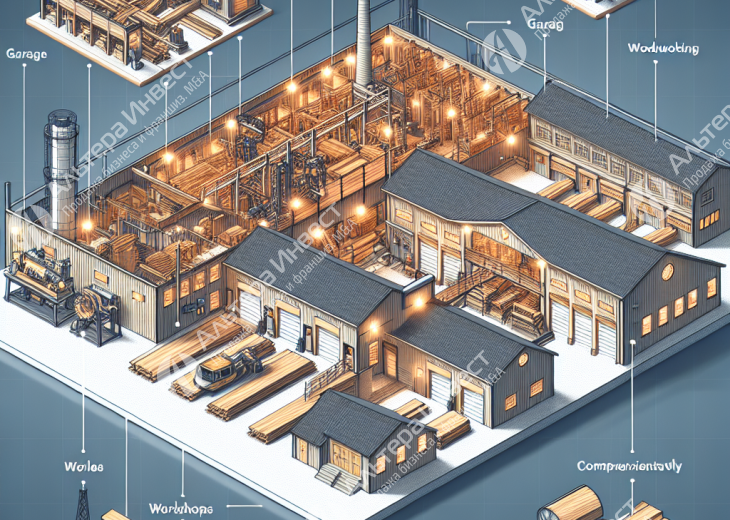 Продам готовый к эксплуатации комплекс по производству изделий из древесины и пиломатериалов в Ярославской области Фото - 1