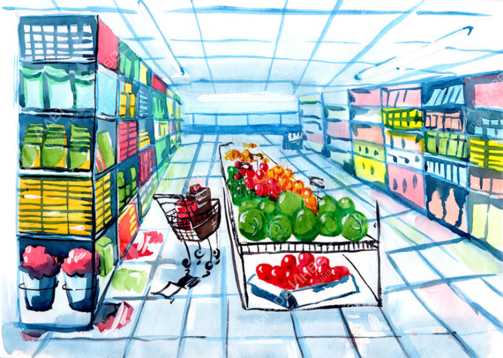 Магазин супермаркет в Московском районе 15 лет работы Фото - 1
