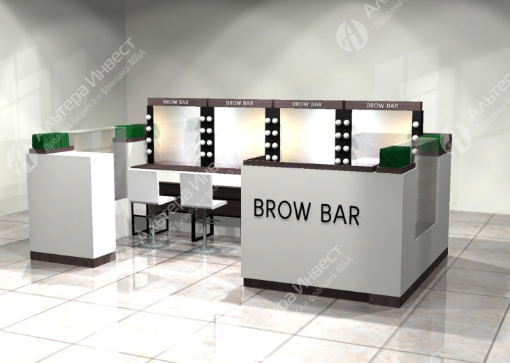 Brow Bar в ТЦ, 3 года работы.  Фото - 1