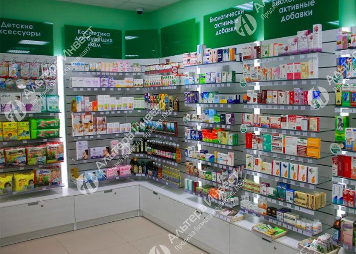 Аптека с оборотом 3 500 000 и чистой прибылью 315 000 рублей в месяц Фото - 1